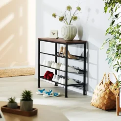 tectake Schoenenrek Wolverhampton 75,5x30,5x69,5cm