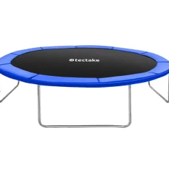 tectake Trampoline Garfunky met veiligheidsnet, Zwart/blauw