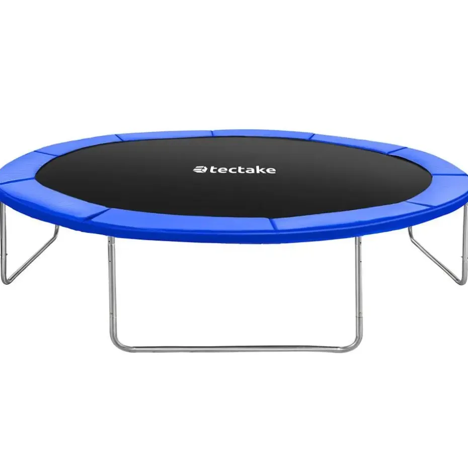 tectake Trampoline Garfunky met veiligheidsnet, Zwart/blauw