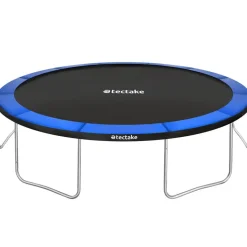 tectake Trampoline Jumpy met veiligheidsnet, Zwart/blauw
