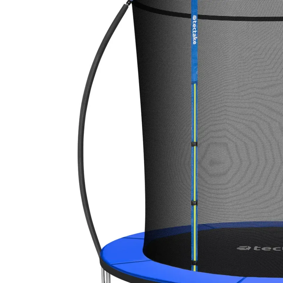 tectake Trampoline Jumpy met veiligheidsnet, Zwart/blauw