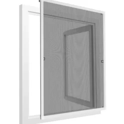 tectake Vliegenhor voor raamkozijnen - 120 x 140 cm - Wit