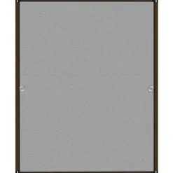tectake Vliegenhor voor raamkozijnen - 100 x 120 cm - Bruin