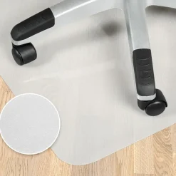 tectake Vloerbeschermende mat voor bureaustoelen, Wit
