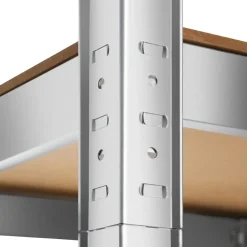 tectake Werkplaatsrek, Zilver