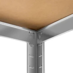 tectake Werkplaatsrek, Zilver