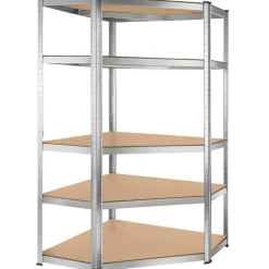 tectake Werkplaatsrek, Zilver