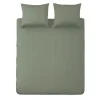 Ten Cate 100% Katoensatijnen Lits-jumeaux Dekbedovertrek - 240x200/220 - Groen