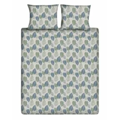 Ten Cate Katoenen Dekbedovertrek - 240x200/220 cm - Graphic Leaves