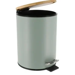 Tendance Badkamer prullenbak Bamboo vibe - soft close - 3 ltr