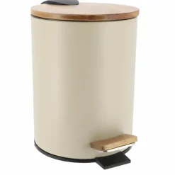 Tendance Badkamer prullenbak Bamboo vibe - soft close - 3 ltr