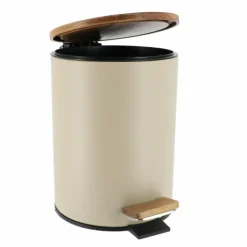 Tendance Badkamer prullenbak Bamboo vibe - soft close - 3 ltr