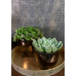 Ter Steege Bloempot - goud - Scandinavisch - 33 x 28 cm