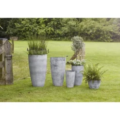 Ter Steege Plantenpot - betongrijs - kunststof-steenpoeder - 29x50 cm