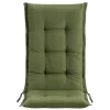 Terrasstoelkussen Brest - donkergroen - 120x50 cm