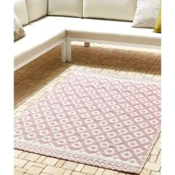 THANE - Outdoor kleed - Roze - 120 x 180 cm - Polypropyleen