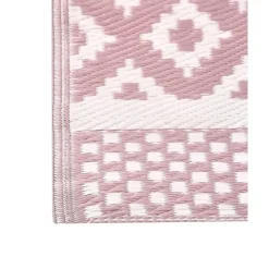 THANE - Outdoor kleed - Roze - 120 x 180 cm - Polypropyleen