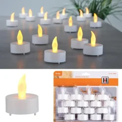 Theelichtjes - LED - 16 stuks - op batterijen