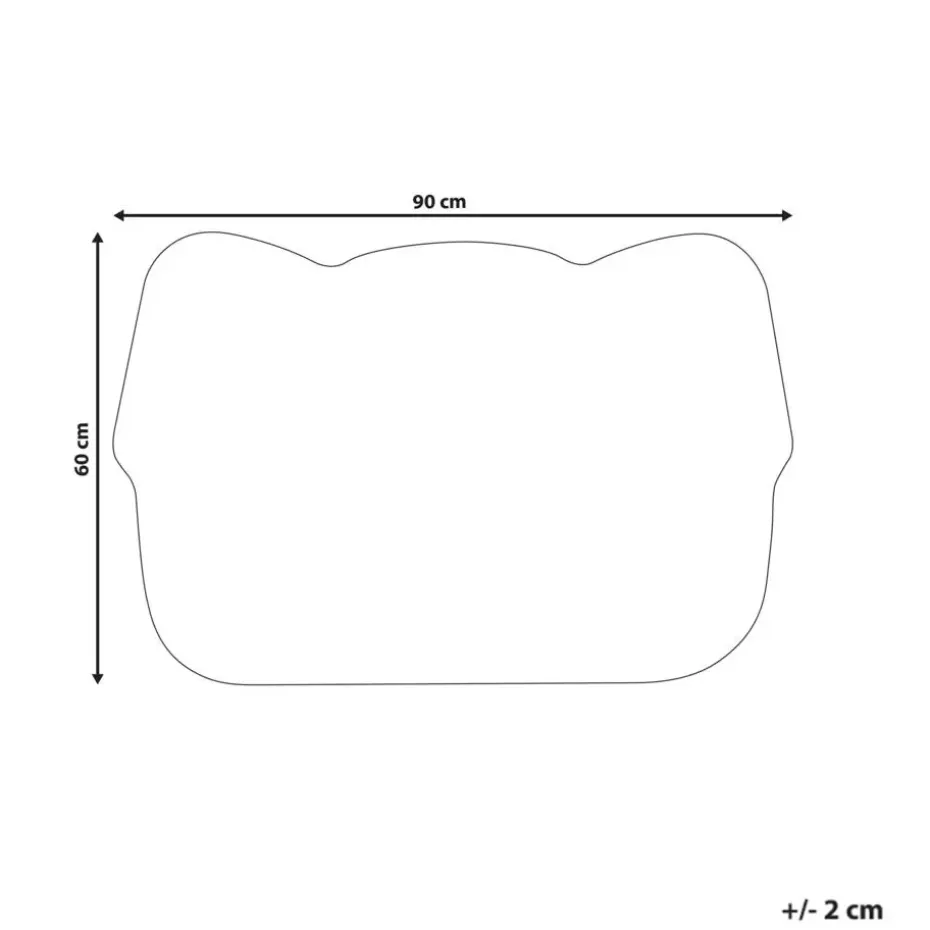TIBIG - Deurmat - Meerkleurig - 60 x 90 cm - Kokos