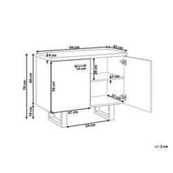 TIMBER - Sideboard - Lichte houtkleur - MDF