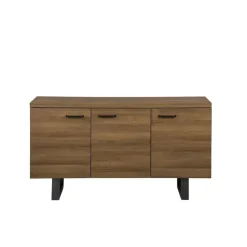 TIMBER L - Sideboard - Donkere houtkleur - MDF