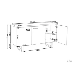 TIMBER L - Sideboard - Lichte houtkleur - MDF