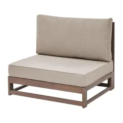 TIMOR - Loungeset 5-zits - Donkere houtkleur - FSC® acaciahout