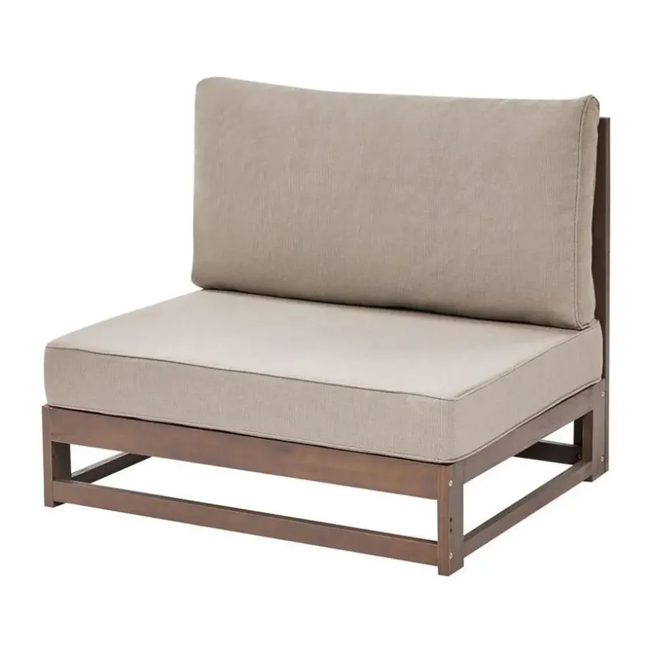 TIMOR - Loungeset 5-zits - Donkere houtkleur - FSC® acaciahout