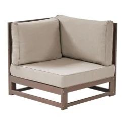 TIMOR - Loungeset 5-zits - Donkere houtkleur - FSC® acaciahout