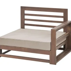 TIMOR - Loungeset 5-zits - Donkere houtkleur - FSC® acaciahout