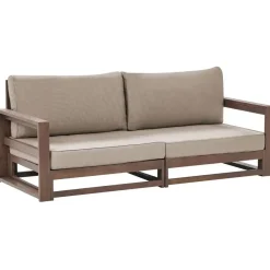 TIMOR II - Loungebank - Donkerhout - Acaciahout