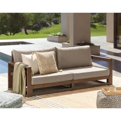 TIMOR II - Loungebank - Donkerhout - Acaciahout