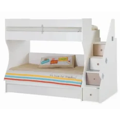 Tivoli stapelbed kinderbed met opbergruimte kinderkamer 190 x 90 cm
