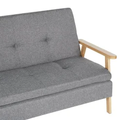 TJORN - Slaapbank - Lichtgrijs - Polyester