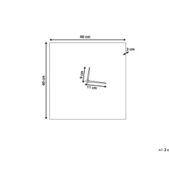 TOMAR - Wandklok - Roze - Ijzer