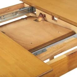 TOMS - Uitschuifbare eettafel - Lichthout - 100/130 x 80 cm - MDF