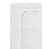 Topper hoeslaken - jersey - wit - 160x200 cm