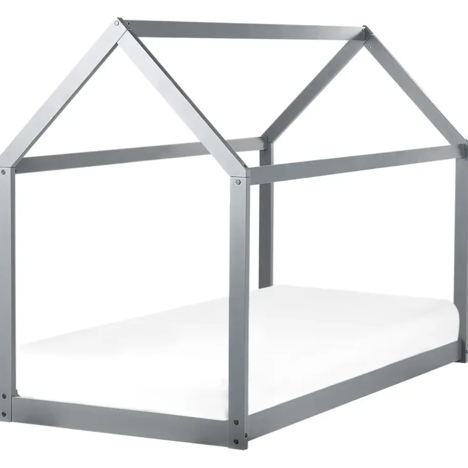 TOSSE - Kinderbed - Grijs - 90 x 200 cm - Hout