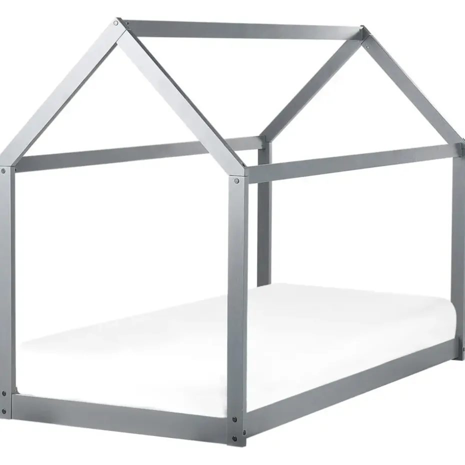 TOSSE - Kinderbed - Grijs - 90 x 200 cm - Hout