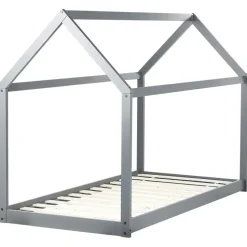 TOSSE - Kinderbed - Grijs - 90 x 200 cm - Hout