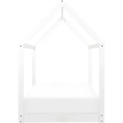 TOSSE - Kinderbed - Wit - 90 x 200 cm - Hout