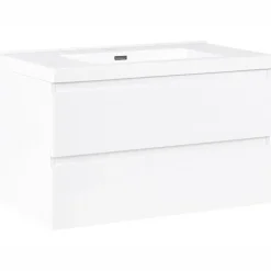 TOTA - Wandgemonteerd meubel met wasbak - Wit - MDF