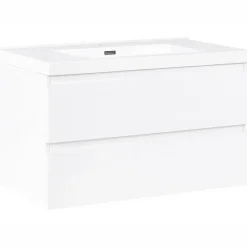 TOTA - Wandgemonteerd meubel met wasbak - Wit - MDF