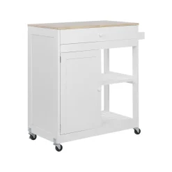 TRAPANI - Keukentrolley - Wit - MDF