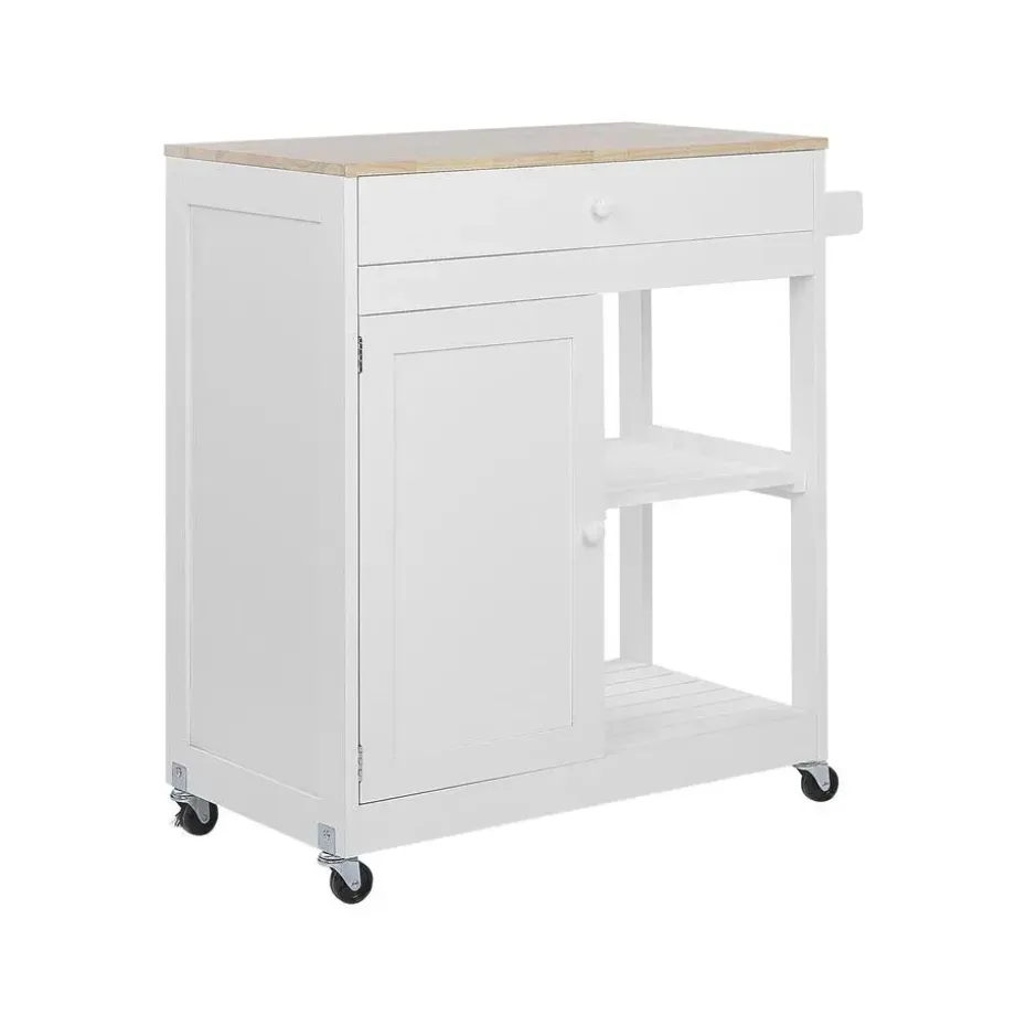 TRAPANI - Keukentrolley - Wit - MDF
