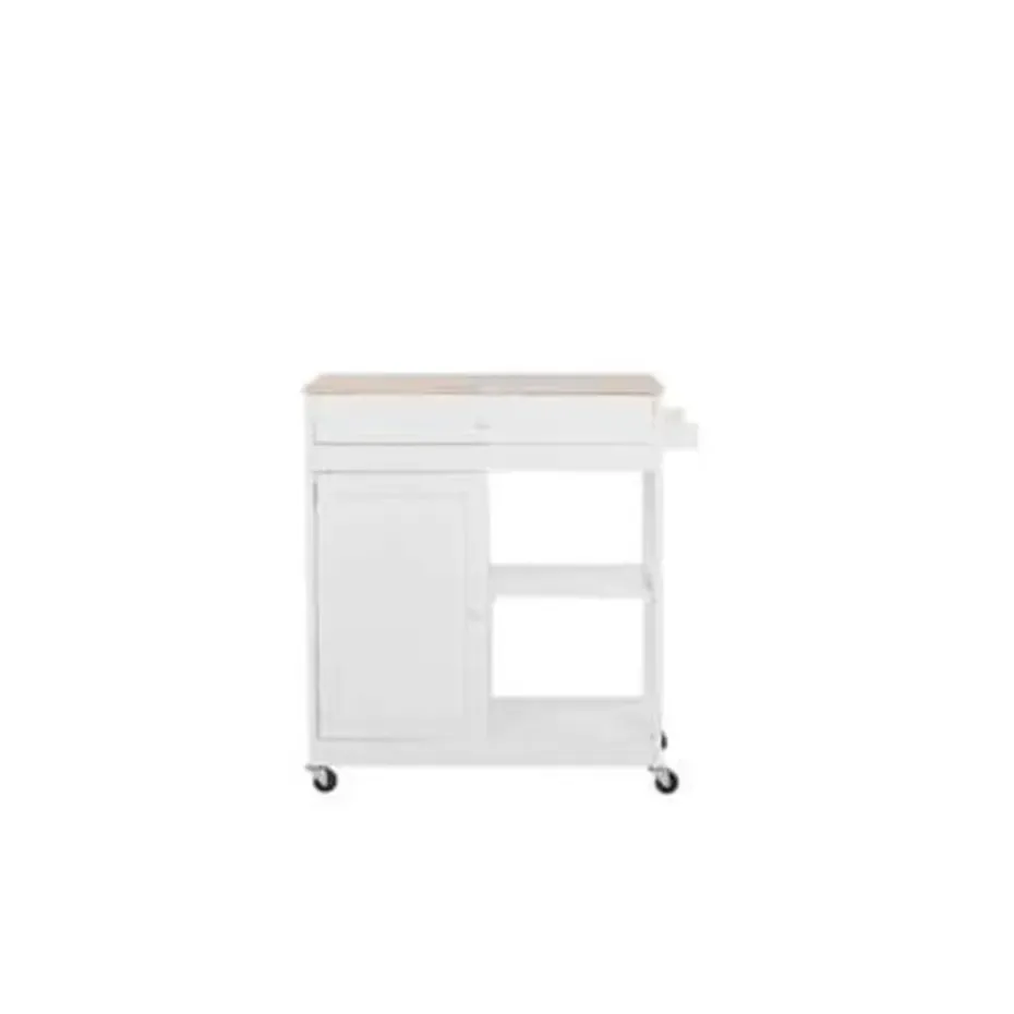 TRAPANI - Keukentrolley - Wit - MDF