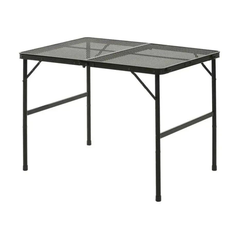 Travellife Greccio inklapbare kampeertafel mesh black - 90x60x66,5 cm