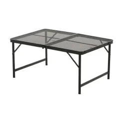 Travellife Greccio inklapbare kampeertafel mesh black - 90x60x66,5 cm