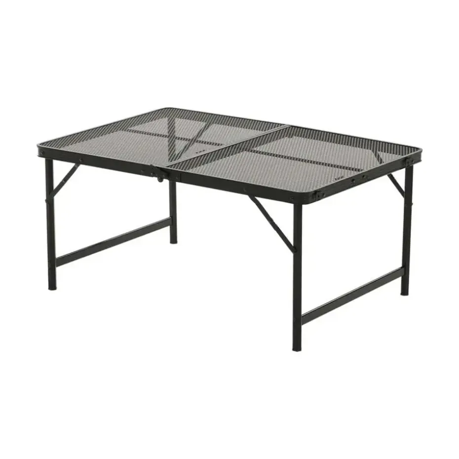 Travellife Greccio inklapbare kampeertafel mesh black - 90x60x66,5 cm