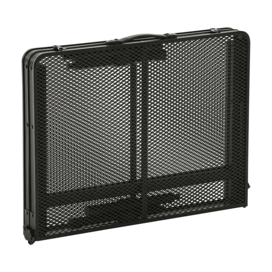 Travellife Greccio inklapbare kampeertafel mesh black - 90x60x66,5 cm